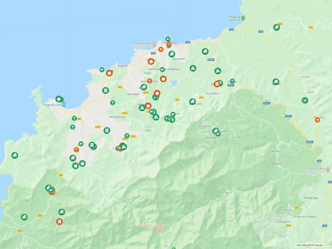 Confinement : une carte interactive pour retrouver tous les producteurs de Balagne Confinement : une carte interactive pour retrouver tous les producteurs de Balagne