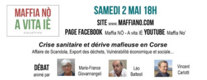 La crise sanitaire et la dérive mafieuse dans l'île : suivez en direct le debat organisé par le collectif "Maffia No', vita Iè" 