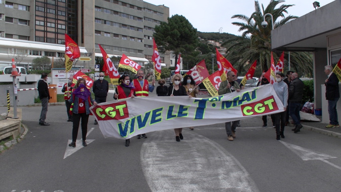1er mai : La CGT défile à Bastia malgré le confinement !