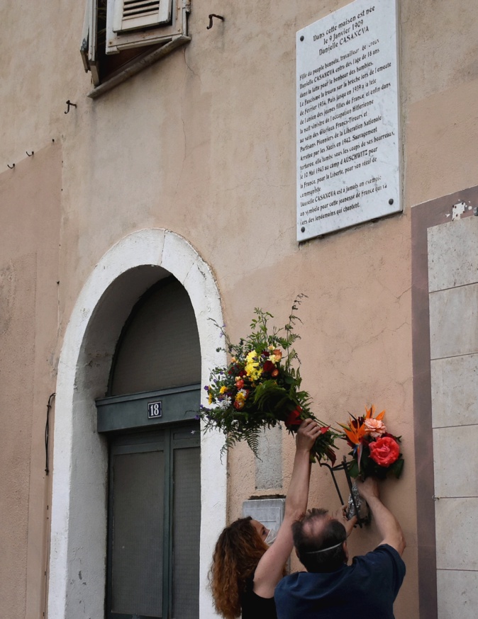Ajaccio : hommage à Danielle Casanova Ajaccio : hommage à Danielle Casanova