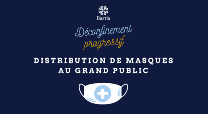 Bastia : la distribution de masques réutilisables aux habitants est lancée