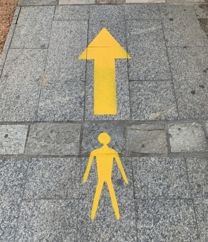 Déconfinement à Bastia : Les règles de distanciation redessinent l’espace public de la ville Déconfinement à Bastia : Les règles de distanciation redessinent l’espace public de la ville