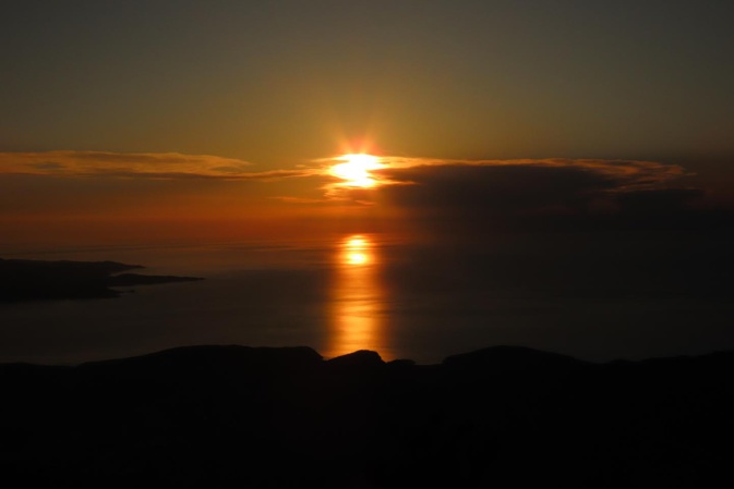 Coucher de soleil vu du Pignu (Marie-Thé Giacomi)