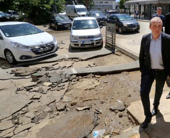 Ajaccio : l'avenue Noël Franchini rendue à la circulation
