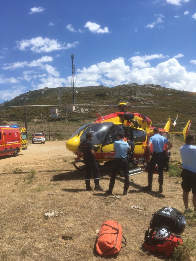Montegrosso : Accident de parapente. Un blessé Montegrosso : Accident de parapente. Un blessé