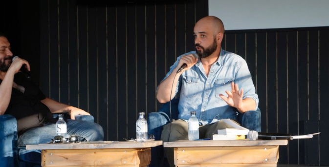 Antoine Albertini en dédicace au Parc Galéa Antoine Albertini en dédicace au Parc Galéa