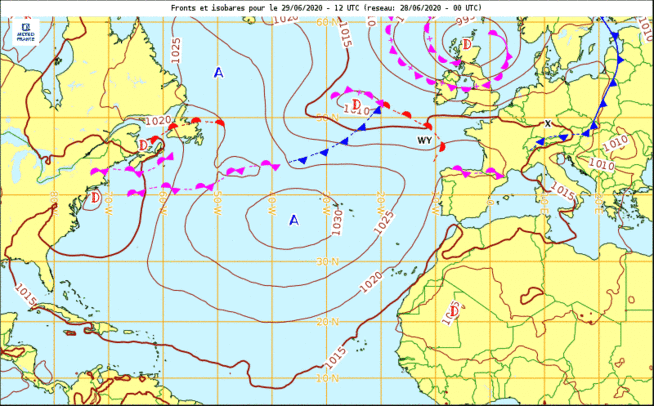 L'anticyclone des Açores installe l'été.