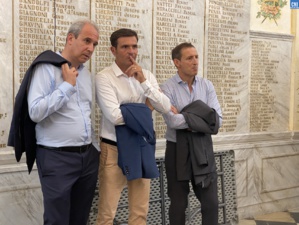 L'union Jean Zuccarelli-Jean Martin Mondoloni - Jean Sebastien De Casalta. Photo Livia Santana. L'union Jean Zuccarelli-Jean Martin Mondoloni - Jean Sebastien De Casalta. Photo Livia Santana.