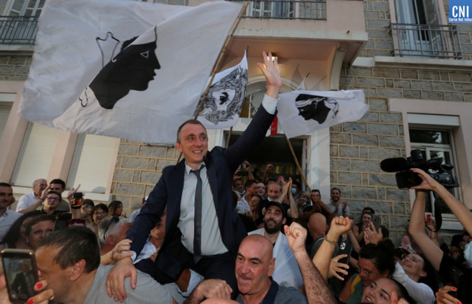 La victoire de Jean-Christophe Angelini à Porto Vecchio. Photo Michel Luccioni