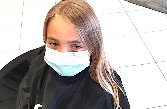 Borgo : Maxime (9 ans) fait don de ses cheveux pour les enfants malades
