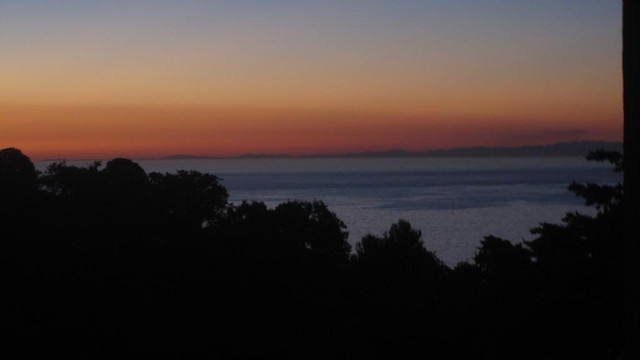 Le continent vu d’un soir d’été en Balagne, photo renaud kiselman
