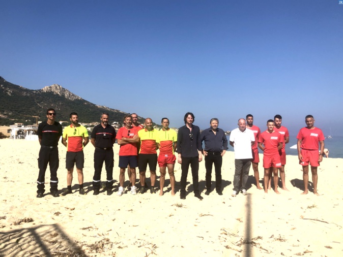 Le poste de secours de la plage d'Aregnu-Algajola est opérationnel Le poste de secours de la plage d'Aregnu-Algajola est opérationnel