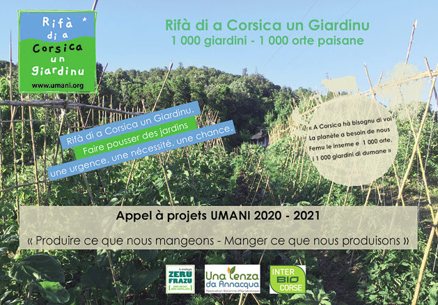 UMANI lance l'Appel à Projet "Rifà di a Corsica un Giardinu"