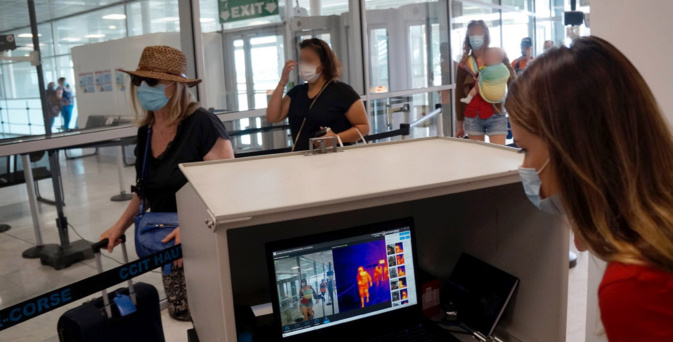 La caméra thermique en place à Poretta La caméra thermique en place à Poretta