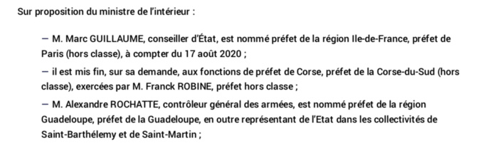 Le préfet Franck Robine quitte la Corse pour rejoindre Matignon Le préfet Franck Robine quitte la Corse pour rejoindre Matignon