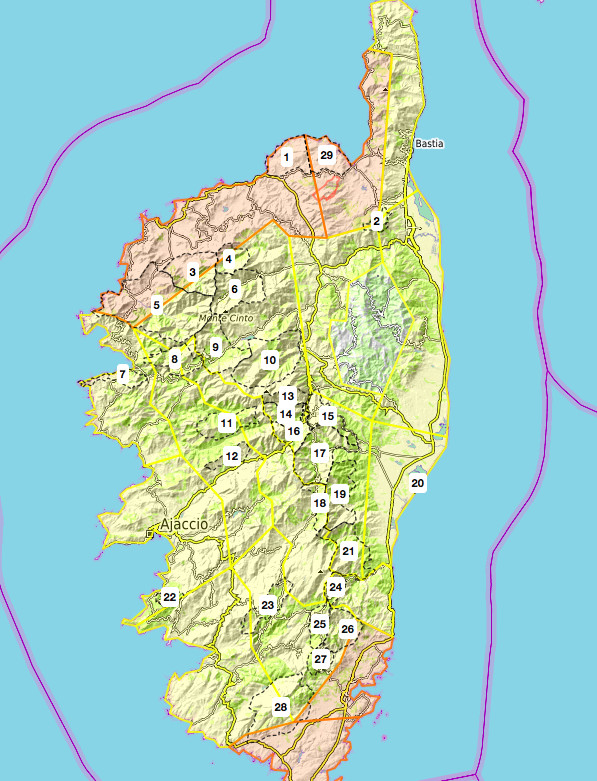 Risque incendie élevé dans plusieurs massifs forestiers de Corse ce 24 juillet 