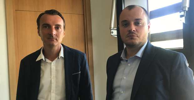 Nicolas Andrei, Directeur général délégué de la SITEC, et Laurent Sambroni, responsable financier DPO.