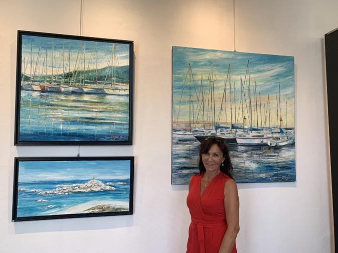 Monique Yenco-Fusella au Spaziu de l'Ile-Rousse Monique Yenco-Fusella au Spaziu de l'Ile-Rousse