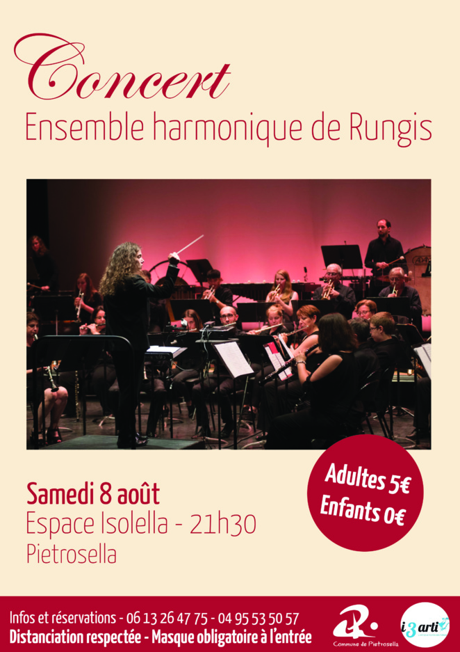 Pietrosella : l’Ensemble Harmonique de Rungis en concert