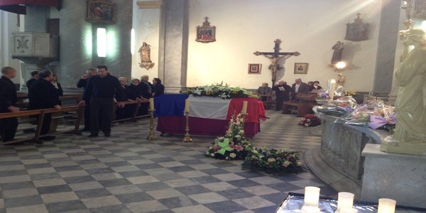 Les obsèques de Xavier Orlandini à L'Ile-Rousse