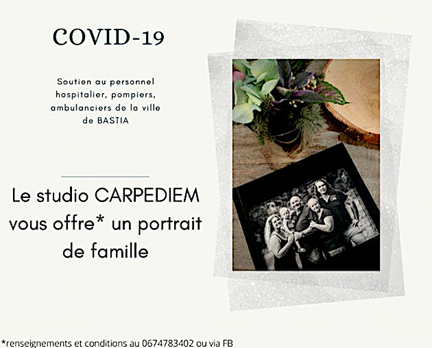 Coronavirus et soutien aux soignants : l’initiative solidaire de Sylvie Lezier, photographe professionnelle à Lucciana
