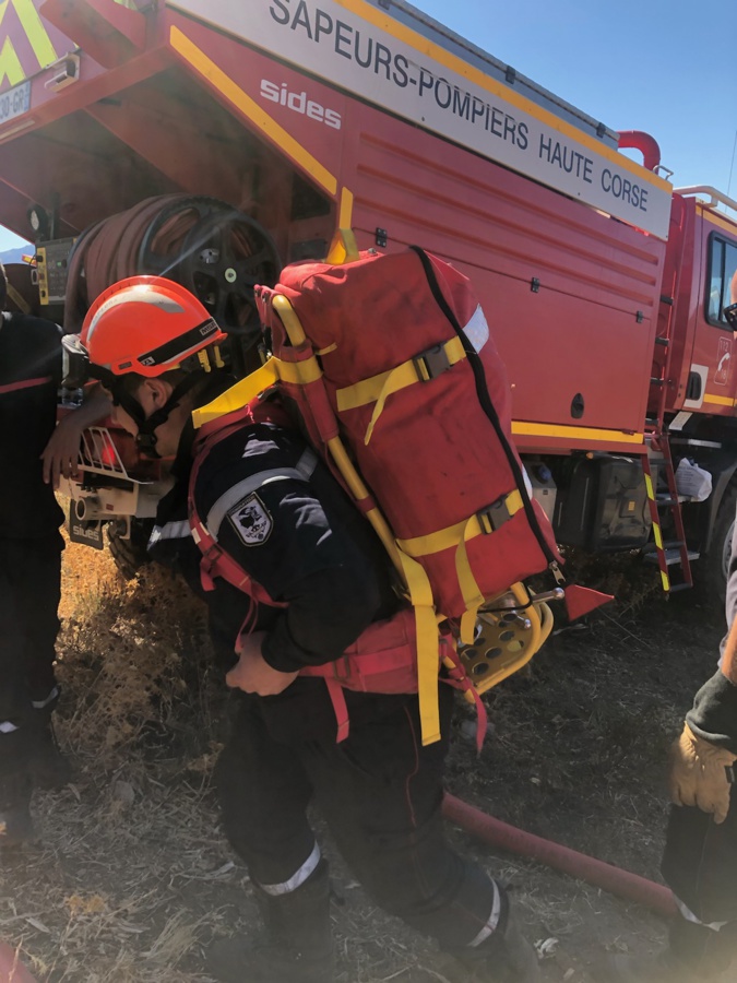 Trois groupes de pompiers maintenus au col de Salvi Trois groupes de pompiers maintenus au col de Salvi