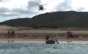 Sartene : sauvetage sur la plage de l'Avena Sartene : sauvetage sur la plage de l'Avena