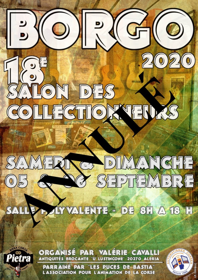 Covid-19 : le Salon des collectionneurs de Borgo annulé