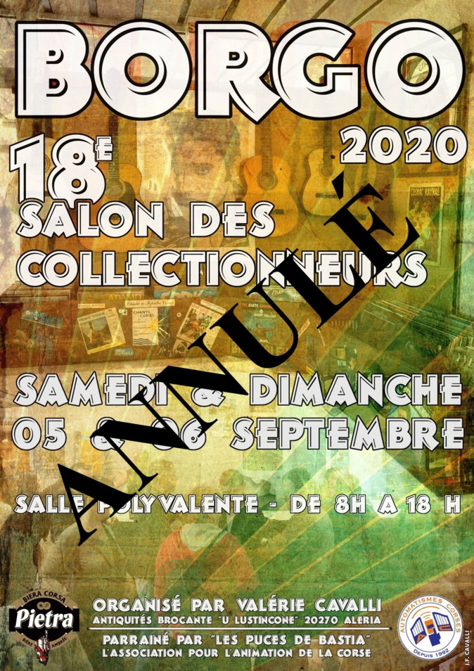 Covid-19 : le Salon des collectionneurs de Borgo annulé Covid-19 : le Salon des collectionneurs de Borgo annulé