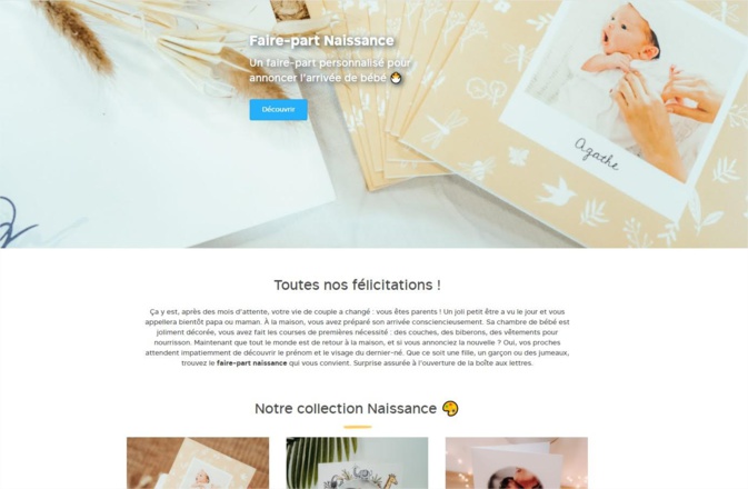 Faire-part originaux avec la start up fizzer Faire-part originaux avec la start up fizzer