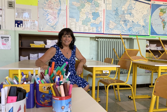Michelle Mauny, directrice de l'école Charpak. Michelle Mauny, directrice de l'école Charpak.