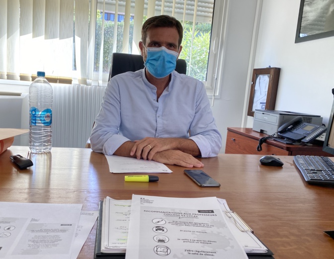 Jean-Martin Mondoloni, proviseur du Lycée du Fangu.
