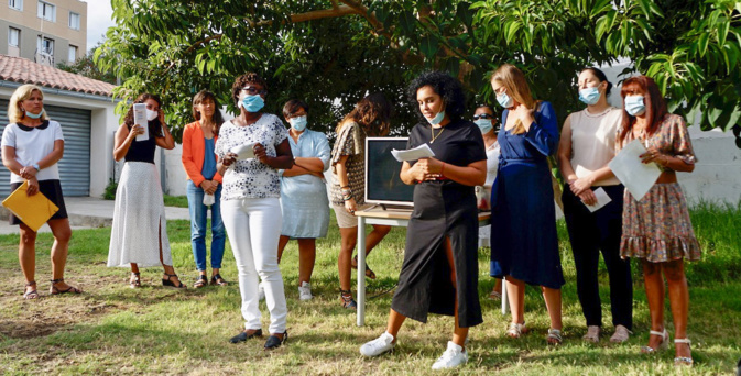 Présentation de Passer'elles dans le square Mandela Présentation de Passer'elles dans le square Mandela