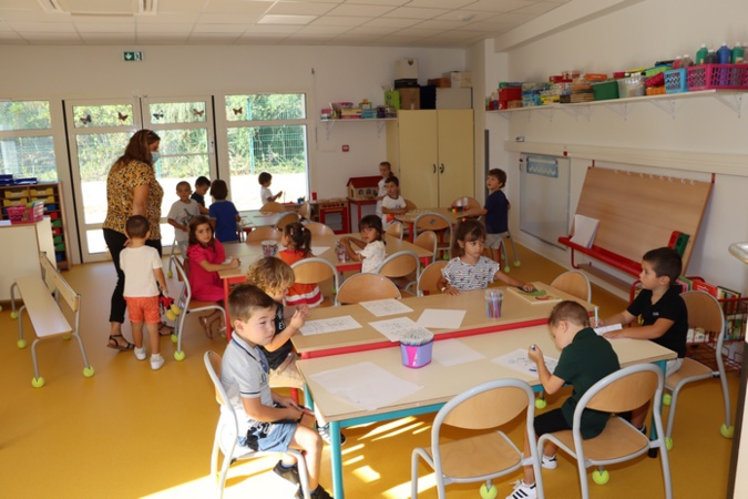 La nouvelle classe de l'école maternelle de Cardellu