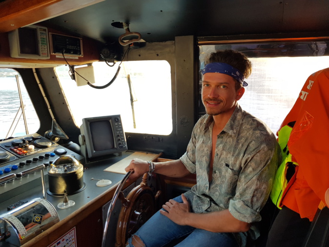 Visite de Mathieu Blanchard candidat de "Koh-Lanta" à la SNSM de Calvi-Balagne Visite de Mathieu Blanchard candidat de "Koh-Lanta" à la SNSM de Calvi-Balagne