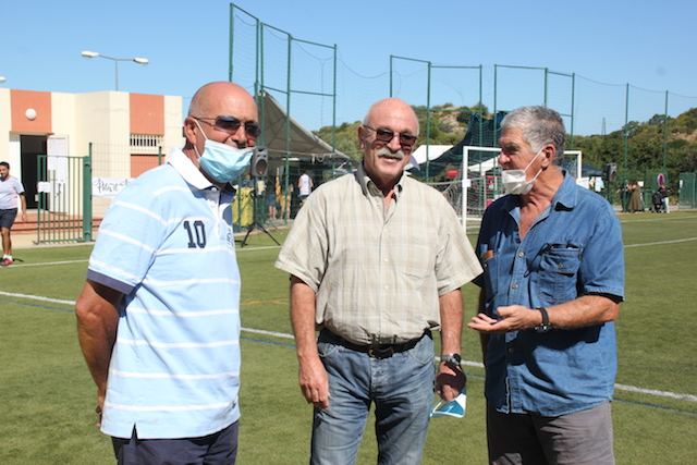 Etienne Ponzevera le président d'honneur du RC Nebbiu était bien présent aujourd'hui sur la pelouse du stade Jean Mattei