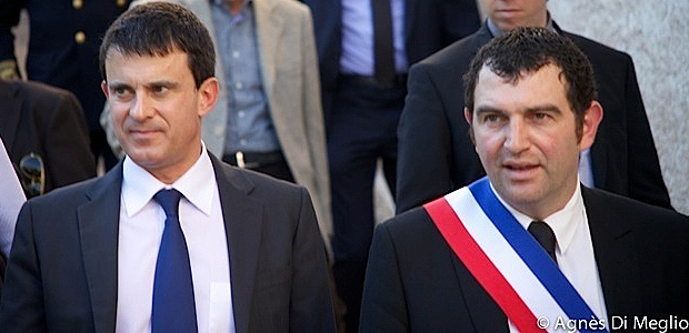  Manuel Valls à Bonifacio  : Faire passer un message optimiste