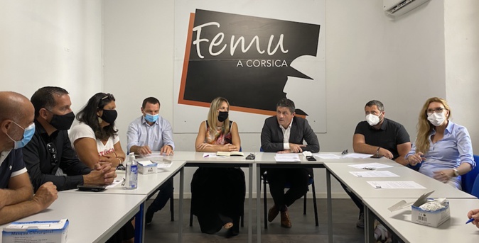 Femu a Corsica effectuait sa rentrée politique. Femu a Corsica effectuait sa rentrée politique.