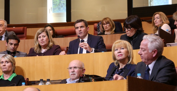 Le groupe Per L'Avvene à l'Assemblée de Corse. Photo Michel Luccioni. Le groupe Per L'Avvene à l'Assemblée de Corse. Photo Michel Luccioni.