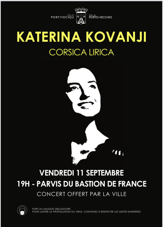 Katerina Kovanji en concert ce vendredi à Porto-Vecchio