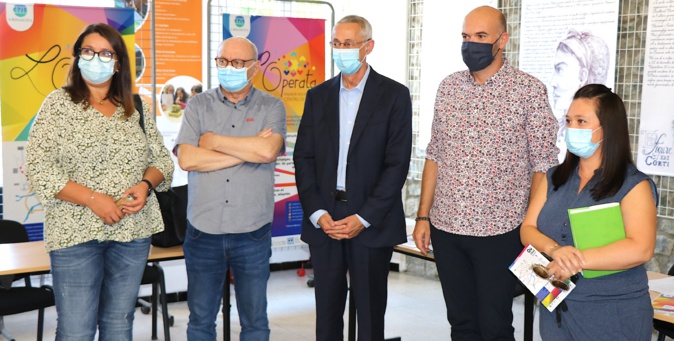 Le président du CPIE-A Rinascita et les partenaires de "L'Opérata" Le président du CPIE-A Rinascita et les partenaires de "L'Opérata"