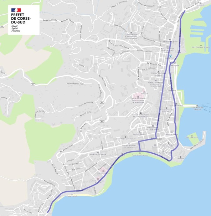 Covid-19 - Port du masque obligatoire à Ajaccio : nouveaux secteurs concernés Covid-19 - Port du masque obligatoire à Ajaccio : nouveaux secteurs concernés