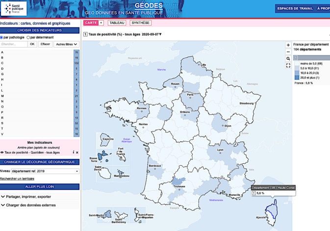 Covid-19 : les cartes de la circulation du virus