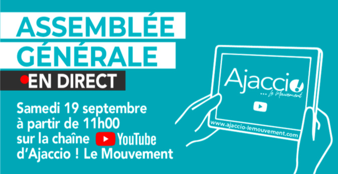 L’assemblée générale d'Ajaccio ! Le Mouvement diffusée sur YouTube L’assemblée générale d'Ajaccio ! Le Mouvement diffusée sur YouTube