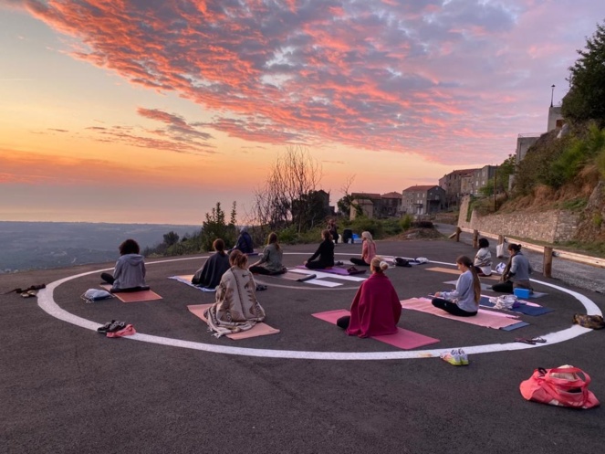 Beau succès pour le stage de Yoga à Canale di Verde