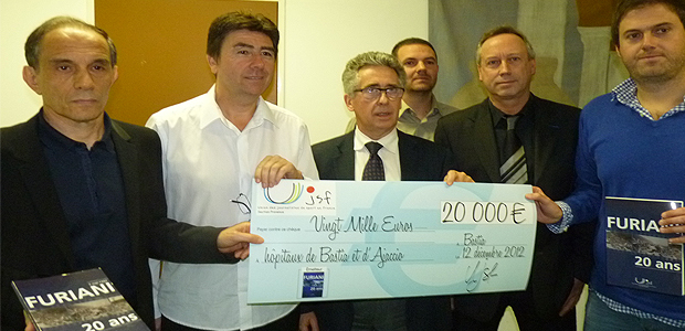 " Furiani 20 ans " : 20 000 € pour les hôpitaux de Bastia et d'Ajaccio