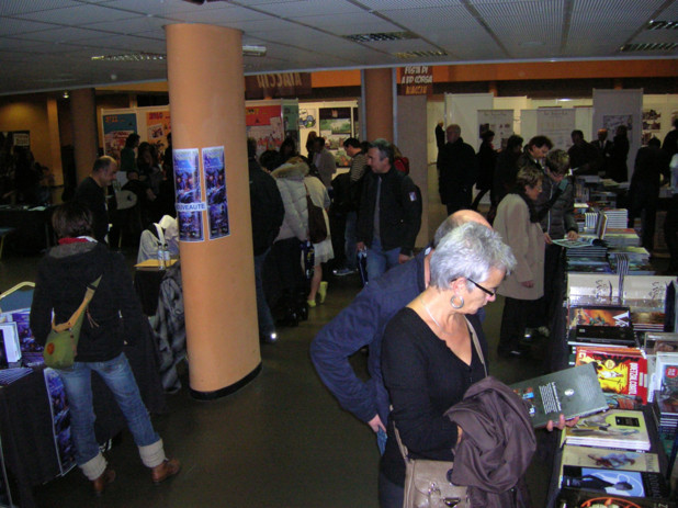 Le public ajaccien s'est déplacé en masse au Festival de la BD pour découvrir les nouveautés et rencontrer les auteurs. (Photo: Yannis-Christophe Garcia)