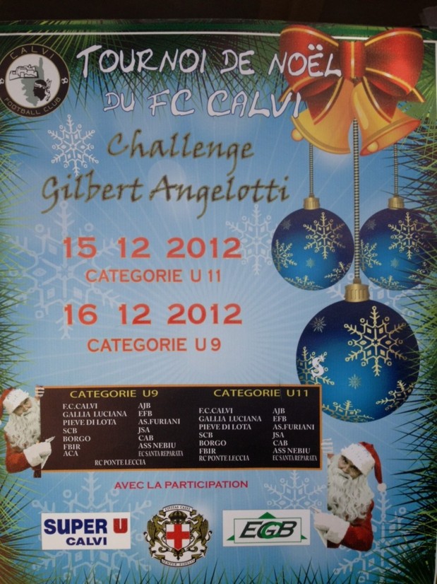 Tournoi de Noël du FC Calvi pour les U9 et U 11