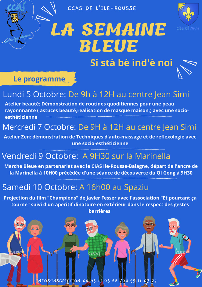 "Semaine bleue" à l'Ile-Rousse