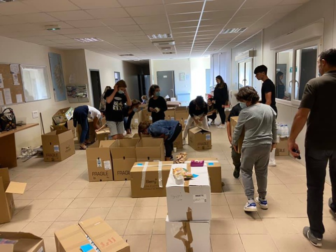 Ajaccio : 5 tonnes de denrées à destination Beyrouth Ajaccio : 5 tonnes de denrées à destination Beyrouth